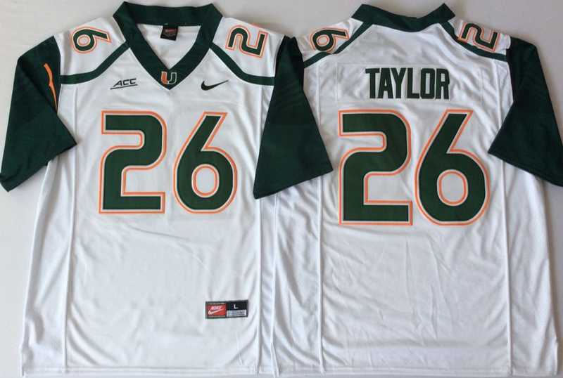Miami Hurricanes 26 Sean Taylor White Nike College Football Jersey,We sell and wholesale Miami Hurricanes 26 Sean Taylor White Nike College Football Jersey on line form chian!